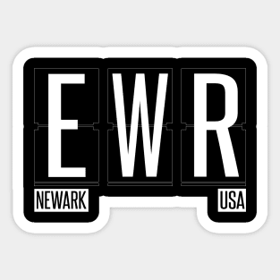 EWR - Newark NJ Airport Code Souvenir or Gift Shirt Sticker